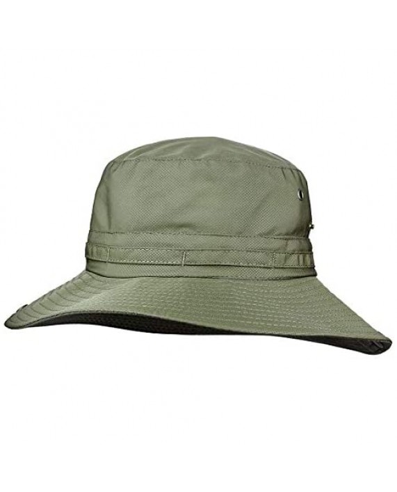 moonsix Outdoor Sun Protection Hat for Men Breathable Bucket Boonie Hats Summer Safari Cap with Adjustable Strap