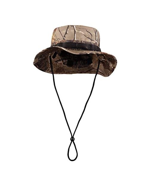 MOOSELANDER – Men's Camo Boonie Hat with Removable Sungard