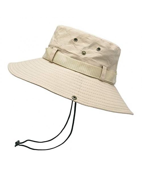 Outdoor UPF 50+ UV Sun Protection Waterproof Breathable Wide Brim Bucket Sun Hat for Men/Women