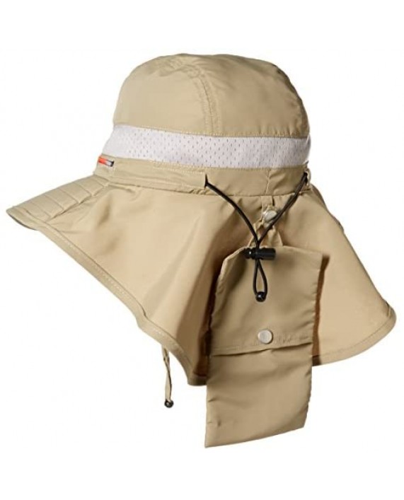 San Diego Hat Co. Men's 4 Inch Brim Packable Sun Hat with Mesh Ventilation Panel