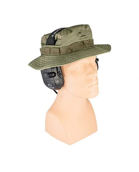 TCG Boonie Hat with Headphone Ear Protection Compatibility