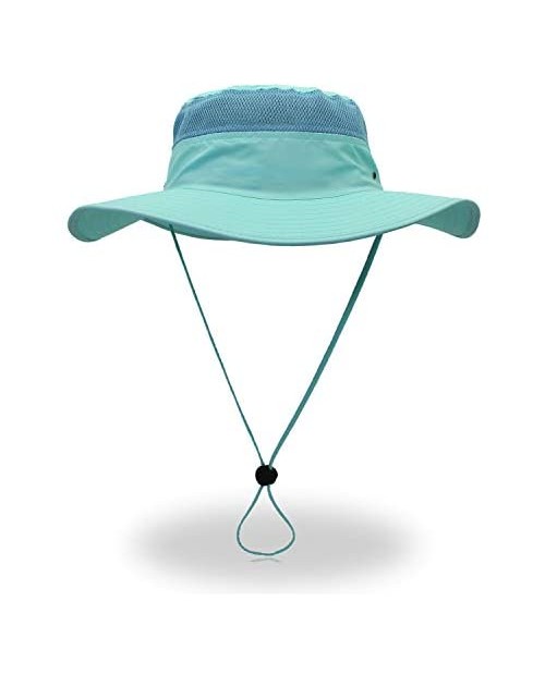 Zando Summer Outdoor Sun Hats UPF 50+ UV Sun Protection Wide Brim Bucket Hats Fishing Hats Unisex One Size(22"-23.7")