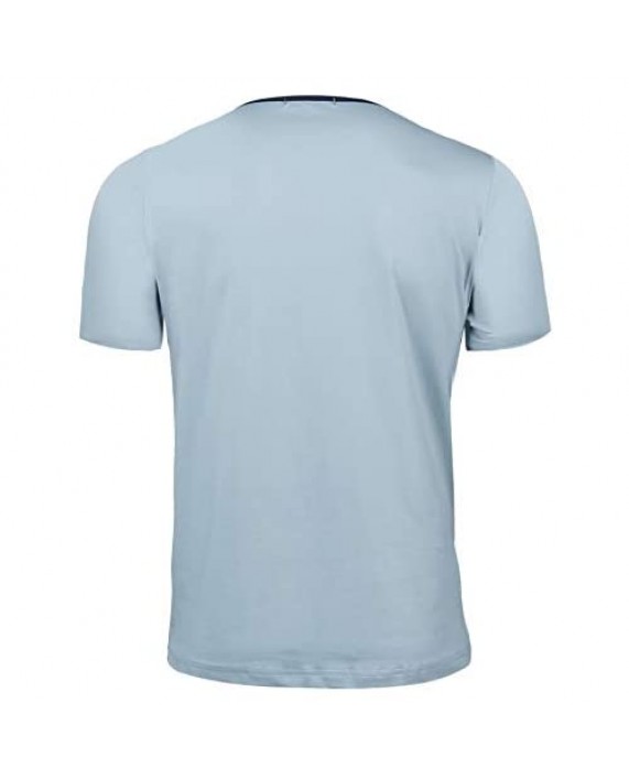 iClosam Mens Casual Slim Fit Short Sleeve Shirts Henley Pajama T-Shirts