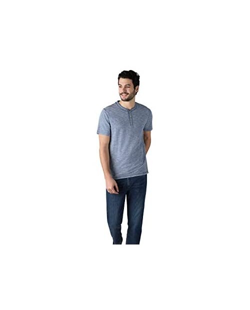 Lee Men’s Henley Short Sleeve T-Shirt | Casual Soft Breathable Cotton Tee - Regular Fit