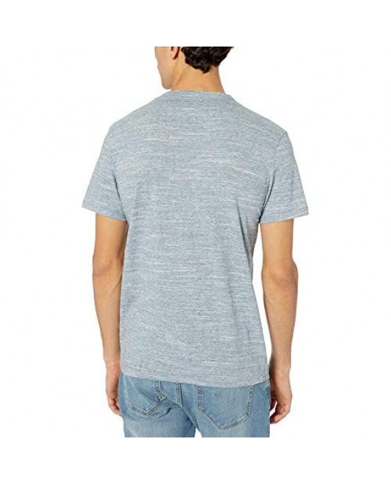 Lucky Brand Men's Short Sleeve Henley-Space Dye Shirt