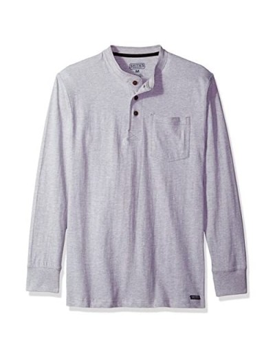 Smith's Workwear Men's Long Tail Henley