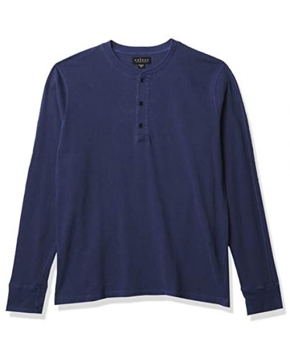 Velvet by Graham & Spencer Men's Adrian Long Sleeve Henley Shirt
