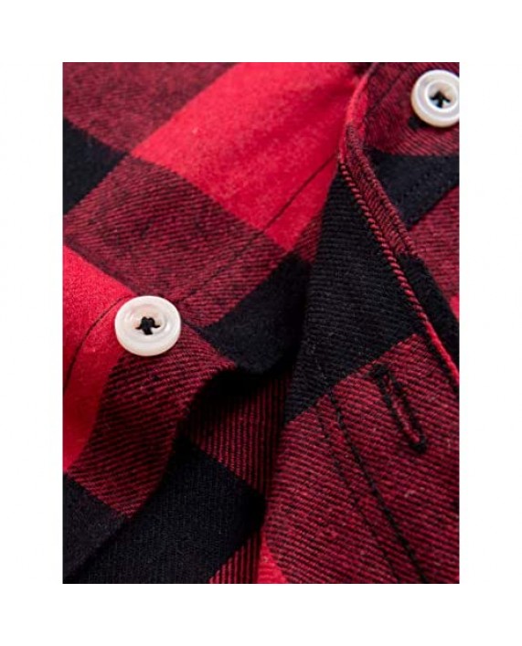Alimens & Gentle Men's Sleeveless Flannel Plaid Shirts Vest Casual Button Down Shirt