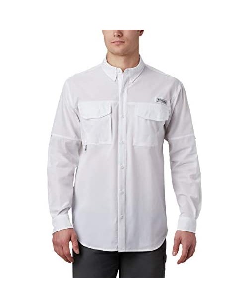 Columbia Men’s PFG Permit Woven Long Sleeve Shirt Vented Sun Protection