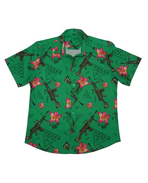 Forged 365 Men's WPNZD M249 Hawaiian Party Shirt