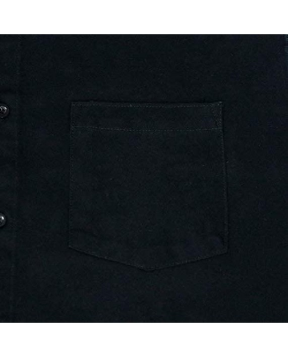 MCULIVOD Men's Sleeveless Denim Cotton Shirt Biker Vest Cowboy Button Down with Shirts Front Pocket
