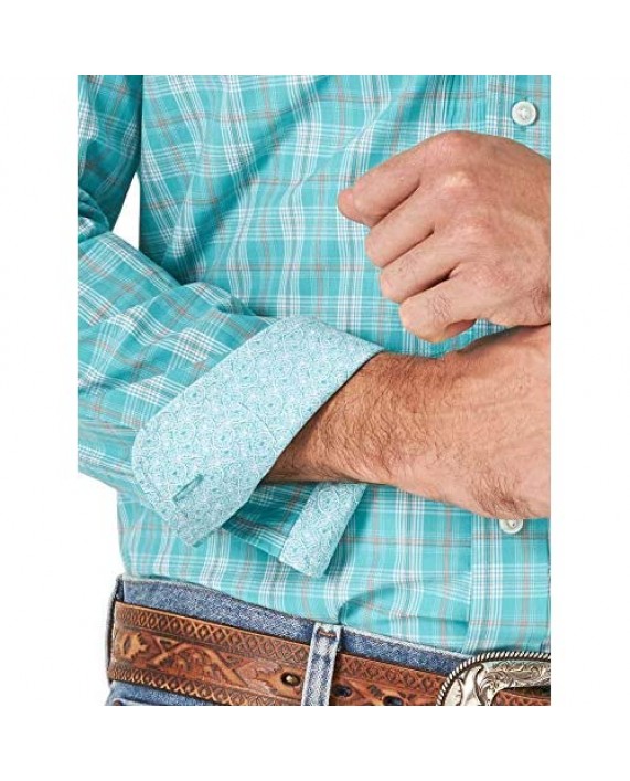 Wrangler Men's George Strait Long Sleeve Button Woven Shirt