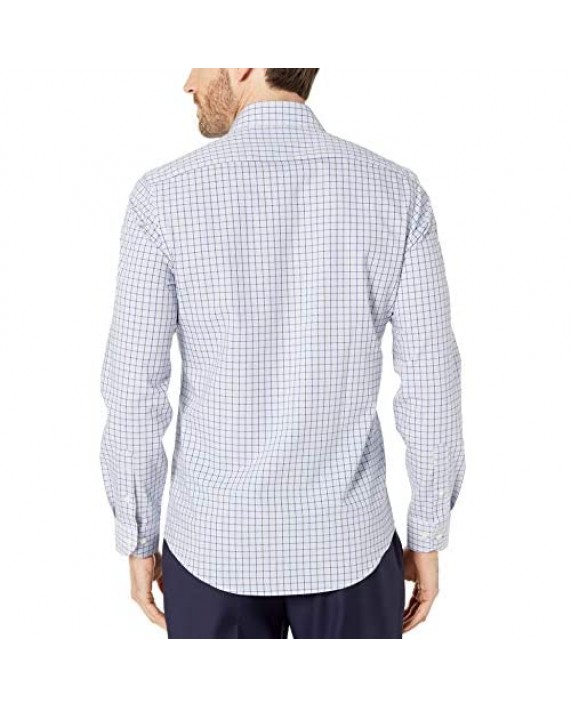 Brand - Buttoned Down Men's Xtra-Slim Fit Pattern Non-Iron Dress Shirt