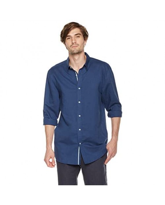 Isle Bay Linens Men's Standard-Fit Long Sleeve Casual Shirt