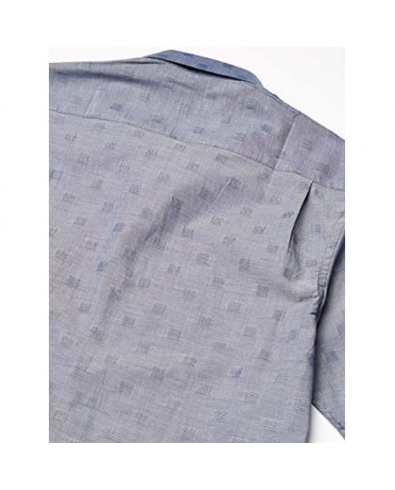 Kitonet Men's Slim Fit Denim Design Shirt