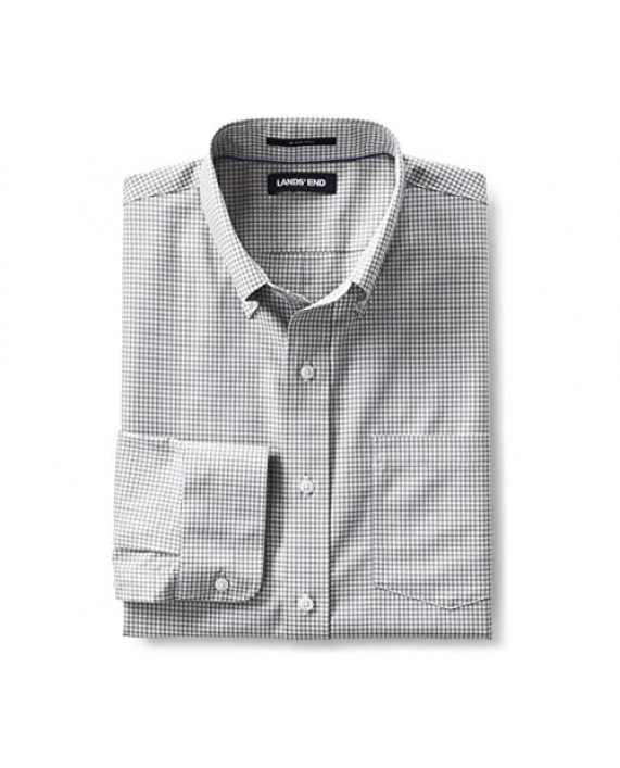 Lands' End Men's Traditional Fit No Iron Twill Shirt