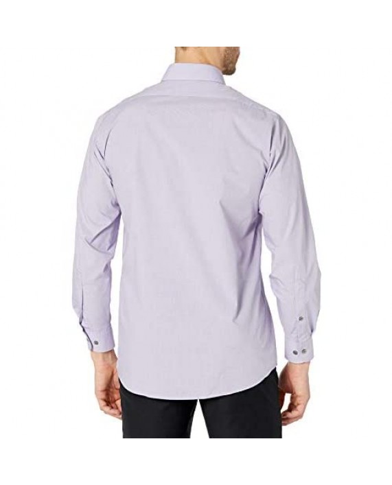 Van Heusen Men's Dress Shirt Regular Fit Solid