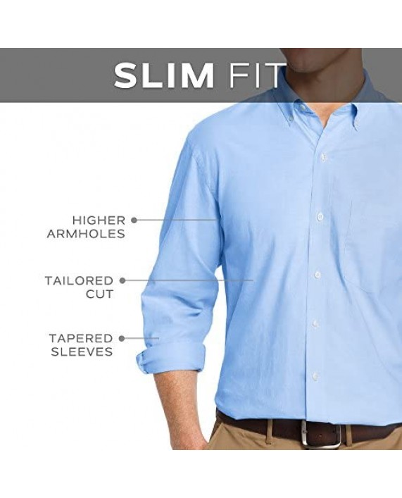 Van Heusen Men's Flex Long Sleeve Button Down Stretch Print Shirt
