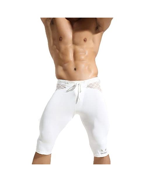 MuscleMate Hot Men's Short Sexy Skintight Transparent Men's Short for Hot Night Party Strip Club