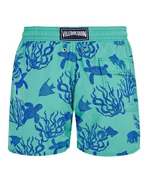 Vilebrequin - Men - Swimwear Flocked Coral and Turtles
