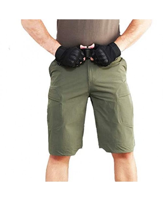 ANTARCTICA Men's Tactical Cargo Shorts Lightweight Waterproof Ripstop Summer Casual Hiking Pants
