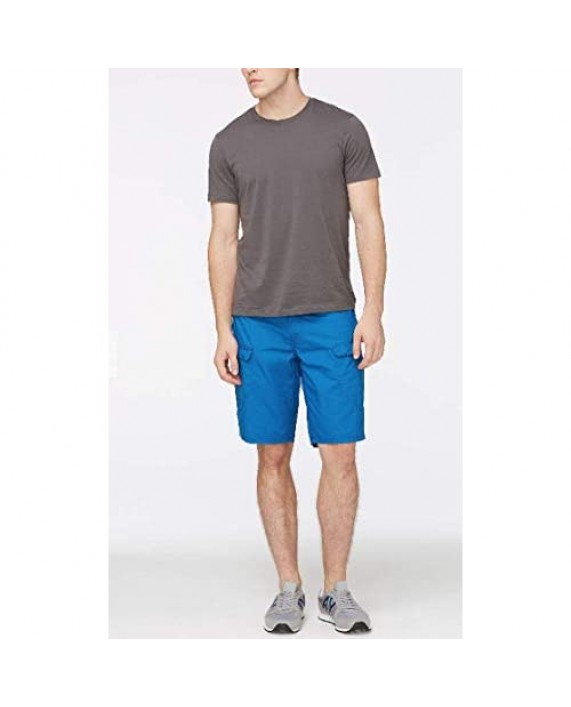 Armani Exchange AIX Utility Cargo Shorts in Blue