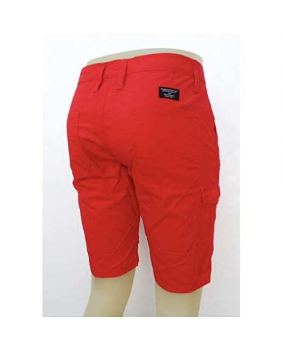 Armani Exchange AIX Utility Zip Shorts Red Size