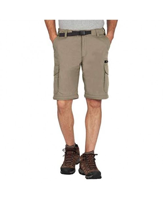 BC Clothing Mens Lightweight Convertible Stretch Cargo Pants & Shorts