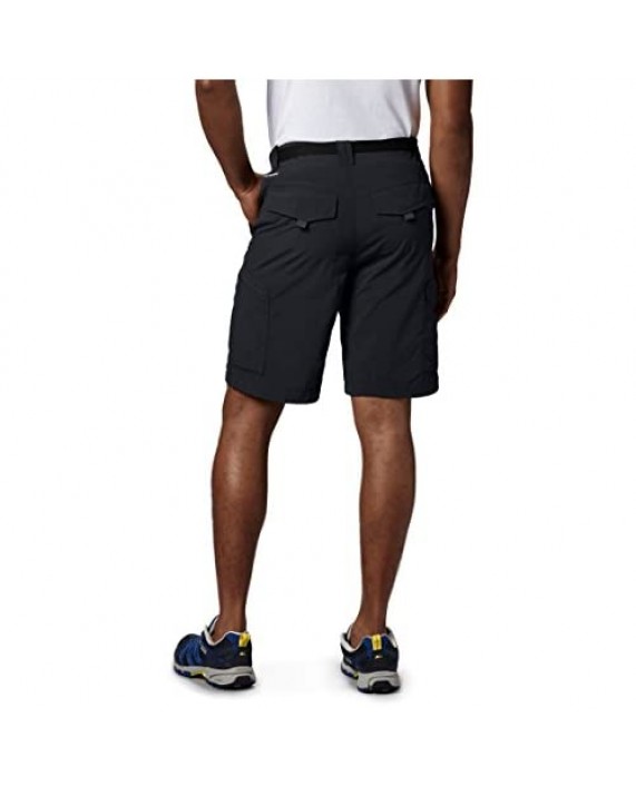 Columbia Sportswear Men's Big and Tall Silver Ridge Cargo Shorts Black 50 x 10