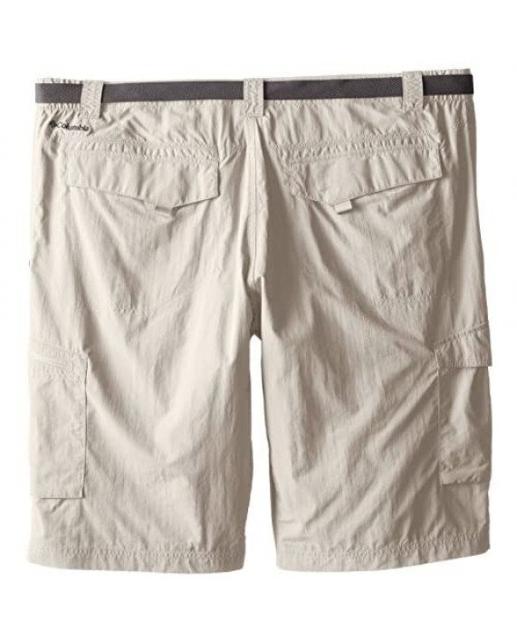 Columbia Sportswear Men's Big and Tall Silver Ridge Cargo Shorts Fossil 48 x 10