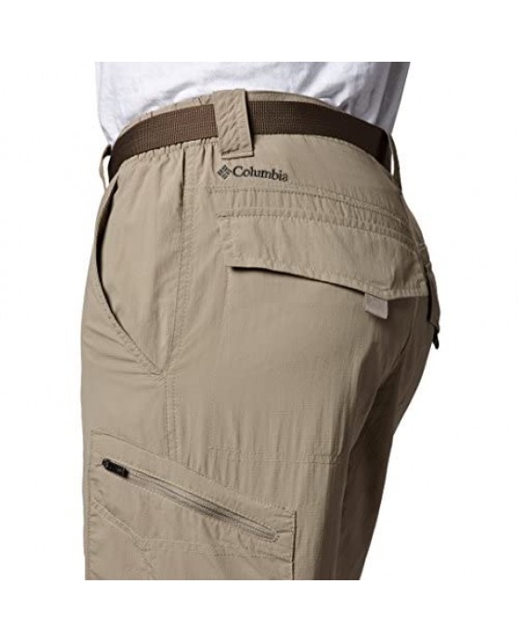 Columbia Sportswear Men's Big and Tall Silver Ridge Cargo Shorts Tusk 54 x 10