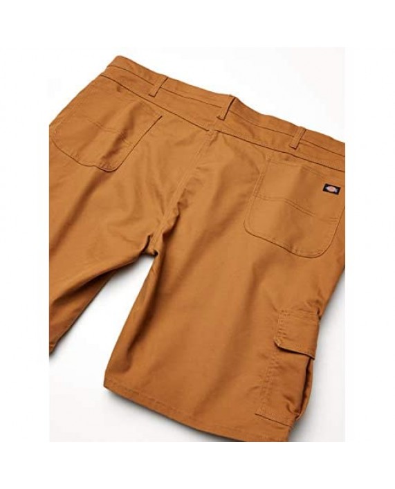 Dickies Men's Tall 11” Cargo Tough Max Duck Short-Relaxed Fit Big