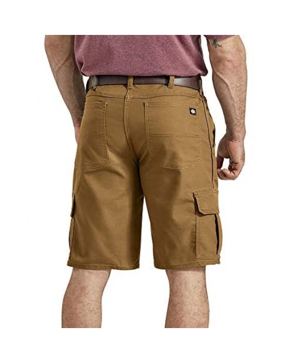 Dickies Men's Tall 11” Cargo Tough Max Duck Short-Relaxed Fit Big