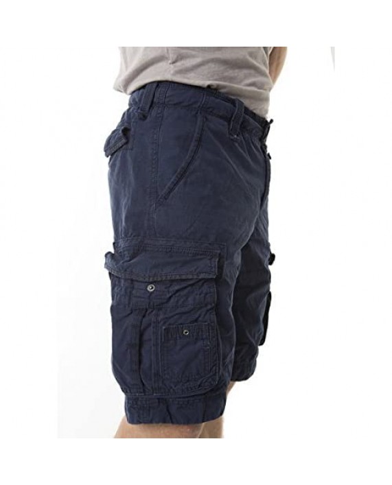 Men's Relaxed Fit Ripstop Cargo Pockets Shorts