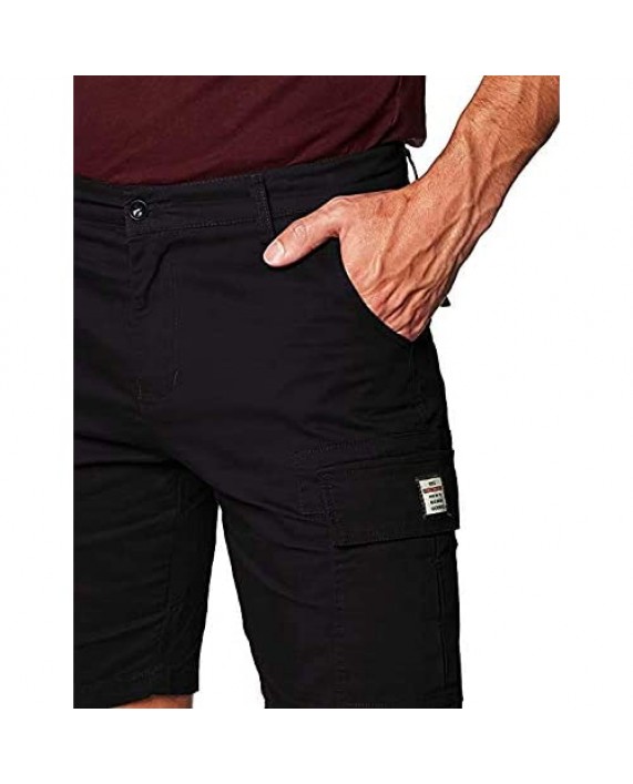 MOTOR CASUAL Men’s Classic Relaxed Fit Stretch Board Cargo Shorts with Pocket Short-Reg